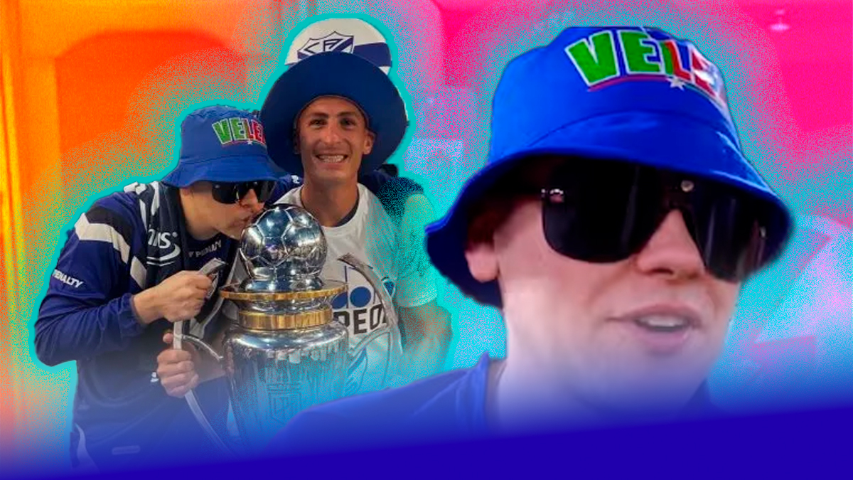 Festejo de famosos por Vélez